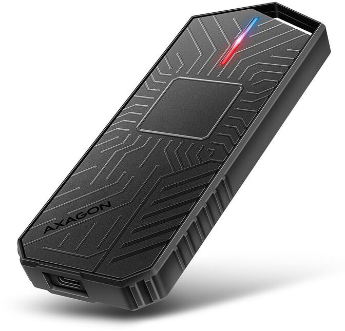 Caja SSD AXAGON EEM2-GAM USB-C 3.2 Gen 2 10Gbps - M.2 NVMe/SATA SSD GAME 30-80mm ALU box image number 0