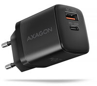 Cargador de pared AXAGON ACU-PQ20 QC3.0/AFC/FCP + PD type-C  20W Negro
