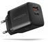 Cargador de pared AXAGON ACU-PQ20 QC3.0/AFC/FCP + PD type-C  20W Negro image number null