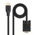 Cable Convertidor Nanocable VGA/M a HDMI/M, Negro, 1.8 M image number null