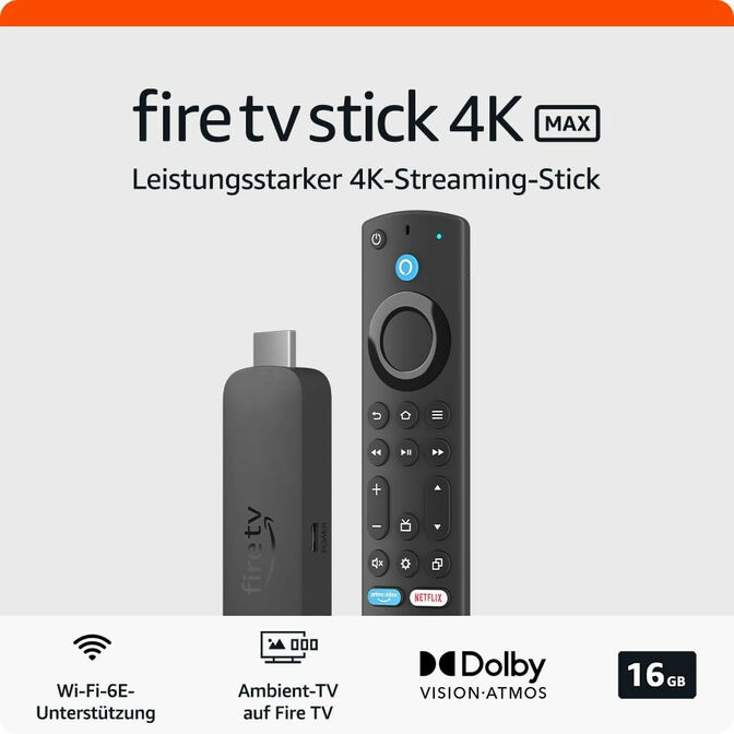 Reproductor Multimedia Amazon Fire TV Stick 4K Max (2.&ordf; Generaci&oacute;n) WiFi 6 Alexa image number 1