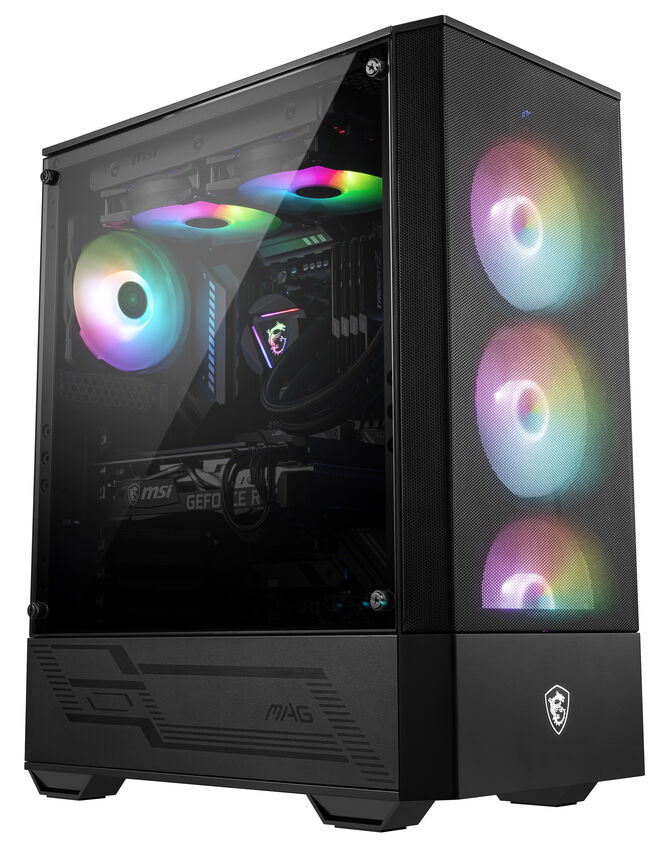 Torre ATX MSI MAG Forge 112R Cristal Templado Negro image number 0