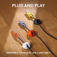 Auriculares Logitech Zone Learn USB-A Azul image number null