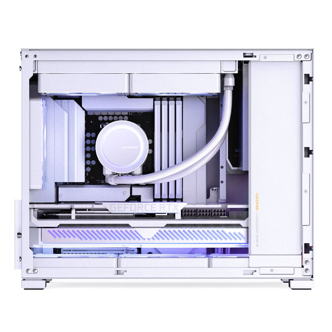 Caja Micro-ATX Jonsbo D32 STD MESH Vidrio Temperado Blanco image number 7