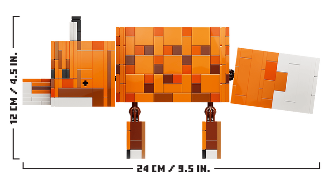 LEGO Minecraft: La Zorra, 497 Piezas (21588) image number 5