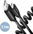 Cable AXAGON BUCM-AM20TB USB-C  <-> USB-A, 1m, USB 2.0, 2.4A, ALU, PVC image number null