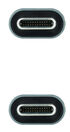 Cable USB 3.2 Gen2x2 Nanocable 20Gbps 5A/100W 4K@60Hz USB-C M/M 1 M Negro image number null