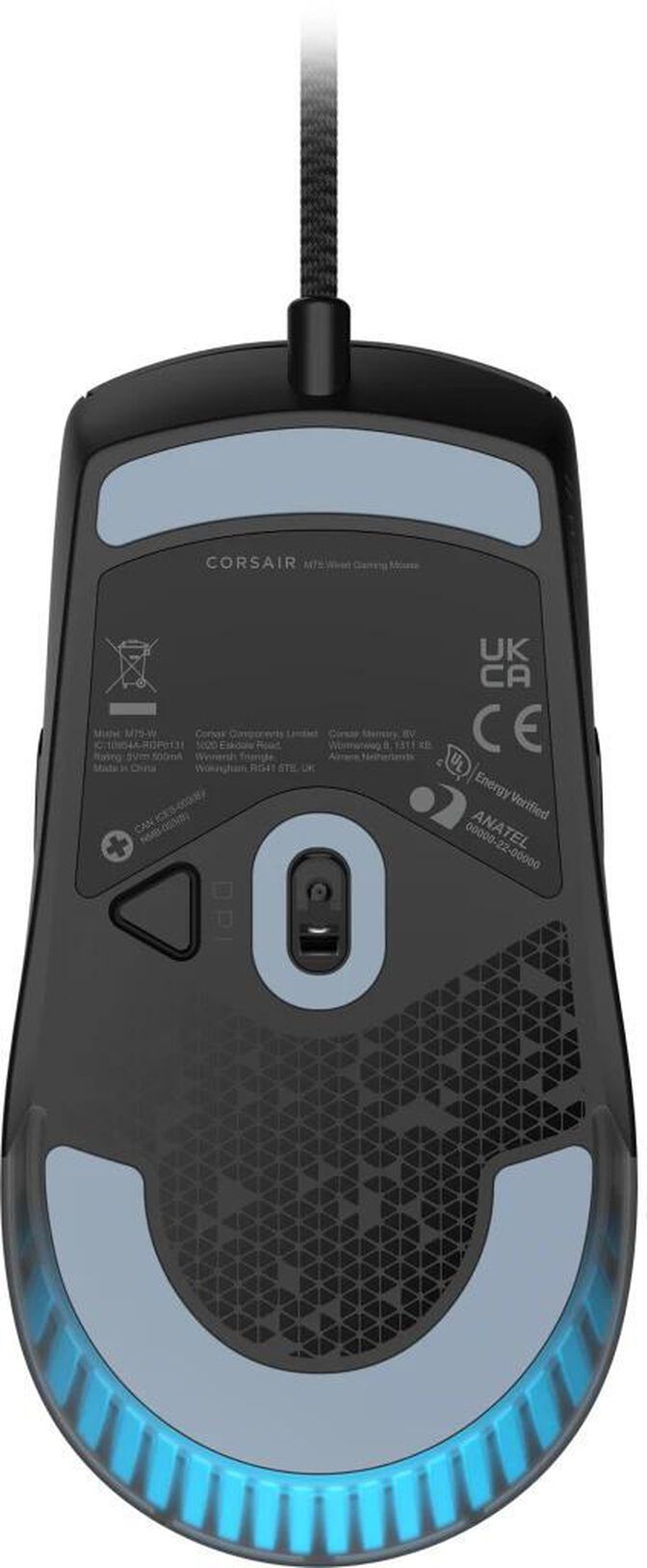 Rat&oacute;n Corsair M75 RGB Gaming 26000 DPI Negro image number 3