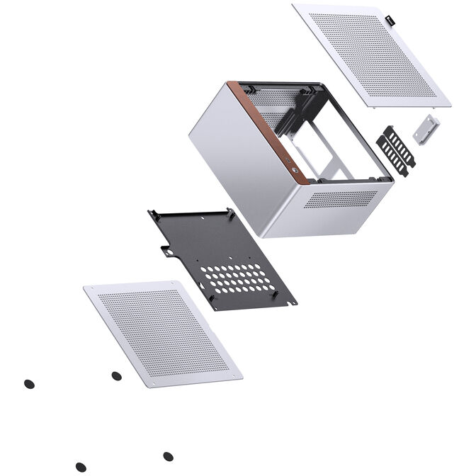 Caja Mini-ITX Jonsbo NV10 Gris image number 12