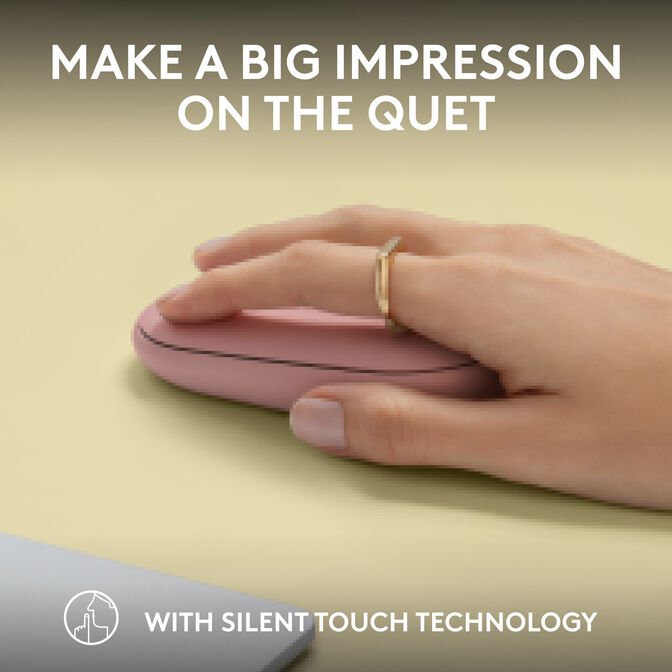 Rat&oacute;n Logitech Pebble 2 M350s Bluetooth Rosa image number 20