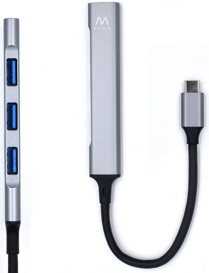 Hub USB Ewent 4 Portas USB-C - USB3.2 Gen 1 + 3x USB 2.0 image number 1