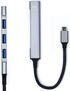 Hub USB Ewent 4 Portas USB-C - USB3.2 Gen 1 + 3x USB 2.0 image number null