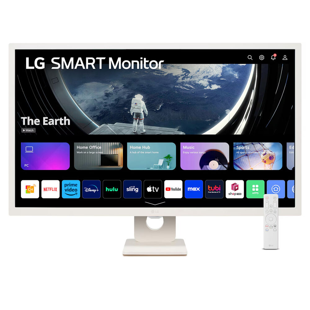 Monitor LG 32" 32SR50F-W IPS FHD Smart Monitor - Blanco
