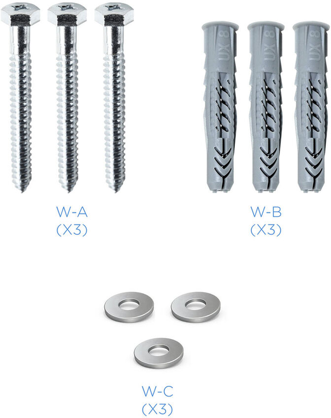 Soporte de Pared Tooq 23" a 42" Max. 25kg Negro image number 5