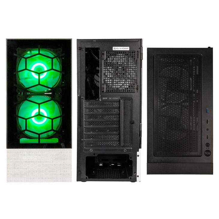 Caja ATX Kolink Observatory MX Glass ARGB Negro/Blanco image number 9