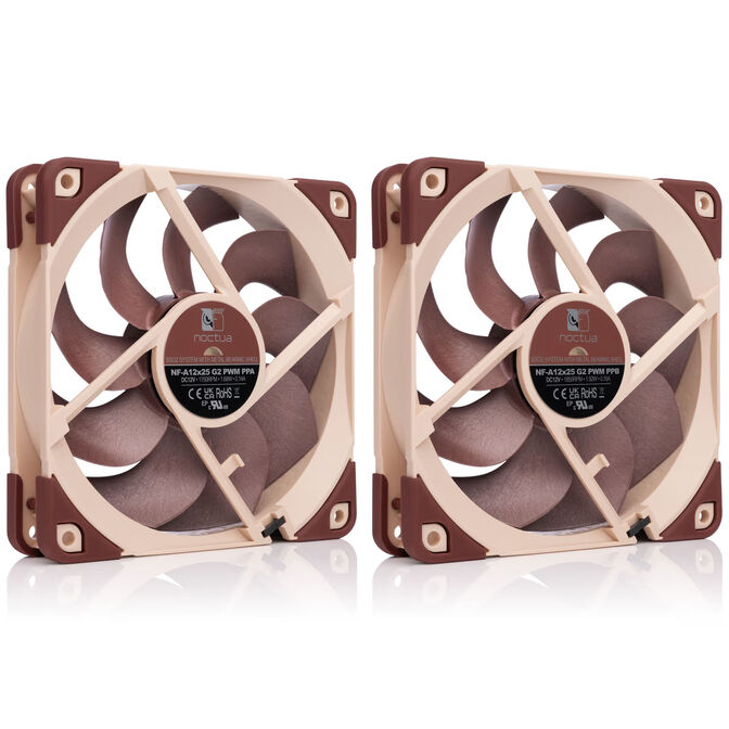 Ventilador Noctua NF-A12X25 G2 PWM 120mm (Pack 2) image number 2