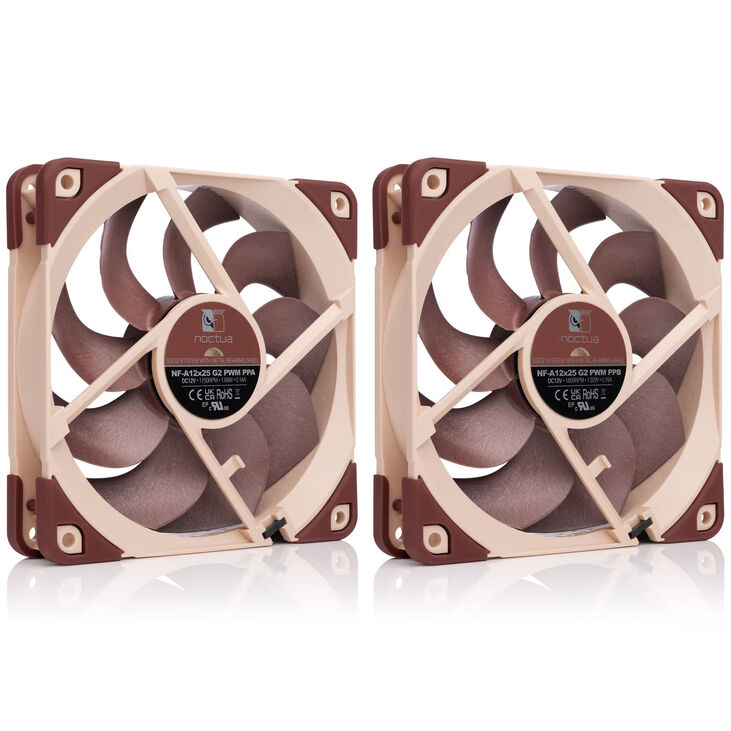 Ventilador Noctua NF-A12X25 G2 PWM 120mm (Pack 2) image number 2