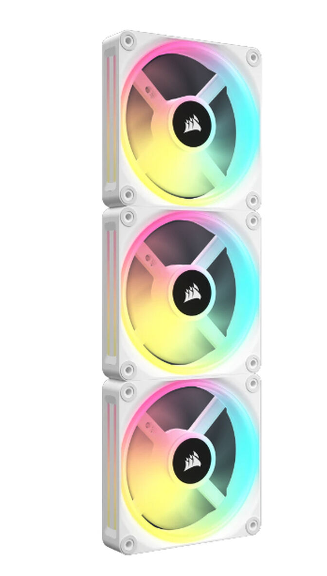 Ventilador Corsair iCUE Link QX120 RGB PWM Blanco 120mm (Expansion Kit) image number 6
