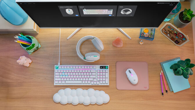 Rat&oacute;n Logitech G305 X Superlight 44000DPI Lightspeed Wireless/Bluetooth Blanco image number 5