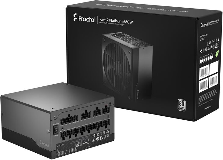 Fuente Alimentación Fractal Design Ion+ 2 660W 80+ Platinum Full Modular image number 15