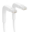 Cable de Red Ewent IM1315 CAT.6a U/FTP Slim Flex&iacute;vel 100% Cobre 0.2m Blanco image number null