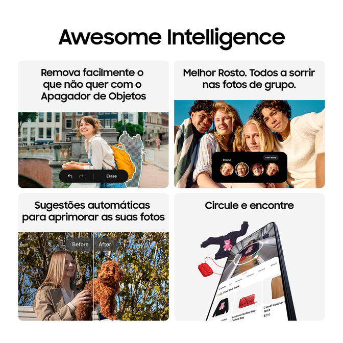 Smartphone Samsung Galaxy A57 5G 6.7" (8 / 256GB) 120Hz Gris image number 3