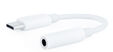 Cable Conversor de Audio NanoCable USB-C/M - Jack 3.5/F 11 CM Blanco image number null