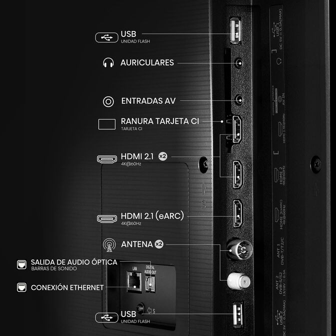 Televisor Hisense 75E7Q 75" QLED UltraHD 4K VIDAA image number 9