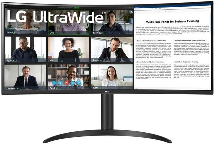 Monitor Curvo LG UltraWide 34" 34WR55QK-B VA UWQHD 100Hz 5ms sRGB99% image number 0