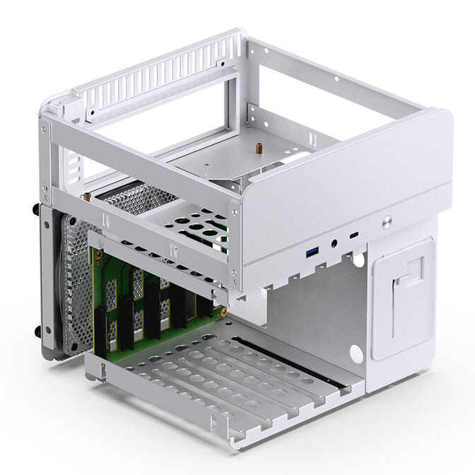 Caja Mini-ITX Jonsbo N2 Blanco image number 21
