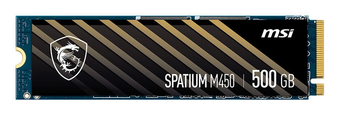 SSD MSI SPATIUM M450 500GB Gen4 M.2 NVMe V1 (3000/2000MB/s) image number 3