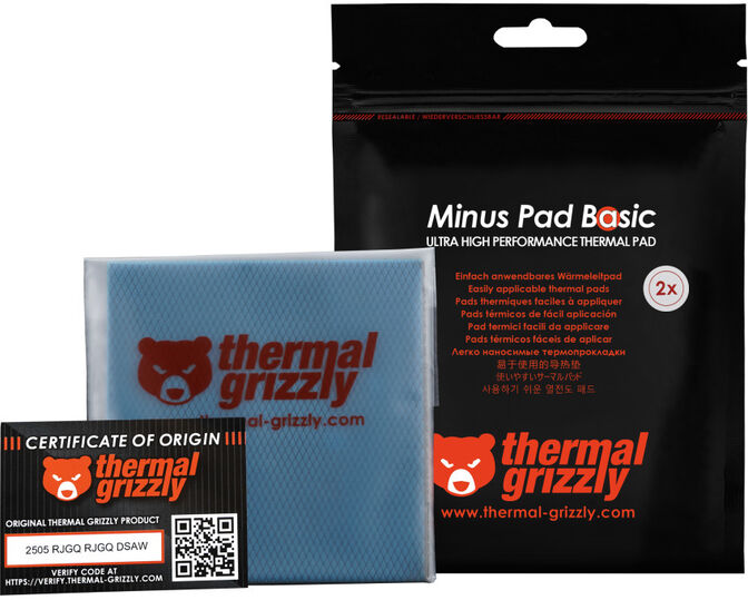 Thermal Pad Thermal Grizzly Minus Pad Basic 100 x 100 x 0.5 mm(Pack 2) image number 5