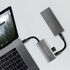 Multiport-Hub AXAGON HMC-4G2, USB 3.1, Gbit-LAN, 2x USB-A, 2x USB-C image number null