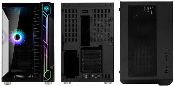 Caja ATX Kolink Unity Code X ARGB Vidrio Templado Negro image number 3