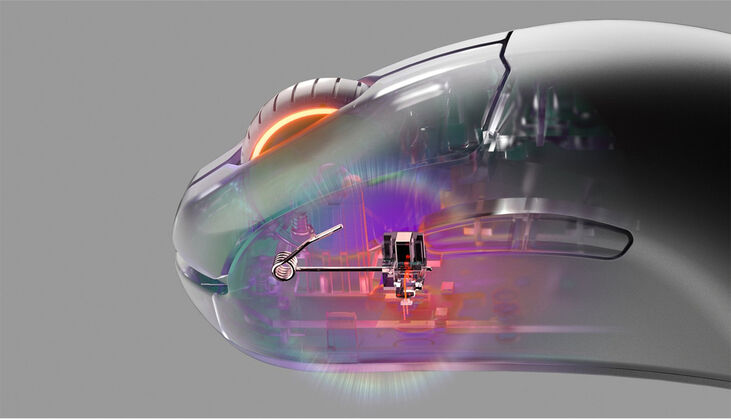 Steelseries Prime mini rat&oacute;n Juego mano derecha USB Tipo C &Oacute;ptico 18000 DPI image number 2