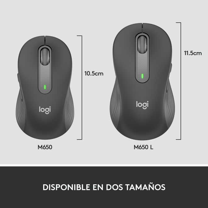 Rat&oacute;n Logitech Signature M650 Wireless Graphite image number 13