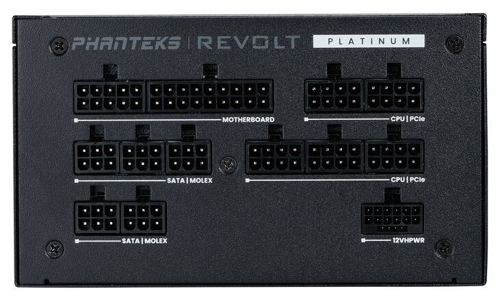 Fuente Modular Phanteks Revolt ATX 3.0 PCIe 5.0 1000W Platinum Preta (Sin Cables Inclu&iacute;dos) image number 2