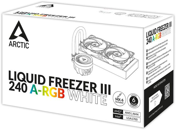 Kit Refrigeraci&oacute;n L&iacute;quida Arctic Liquid Freezer III White - 240mm image number 15