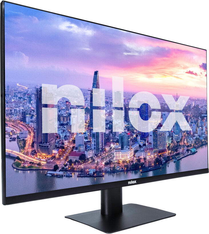 Nilox MONITOR 24" NXMM24FHD112 LED FULLHD IPS 100HZ HDMI/DP SQUARE&middot; pantalla para PC 60,5 cm (23.8") 1920 x 1080 Pixeles Negro image number 1