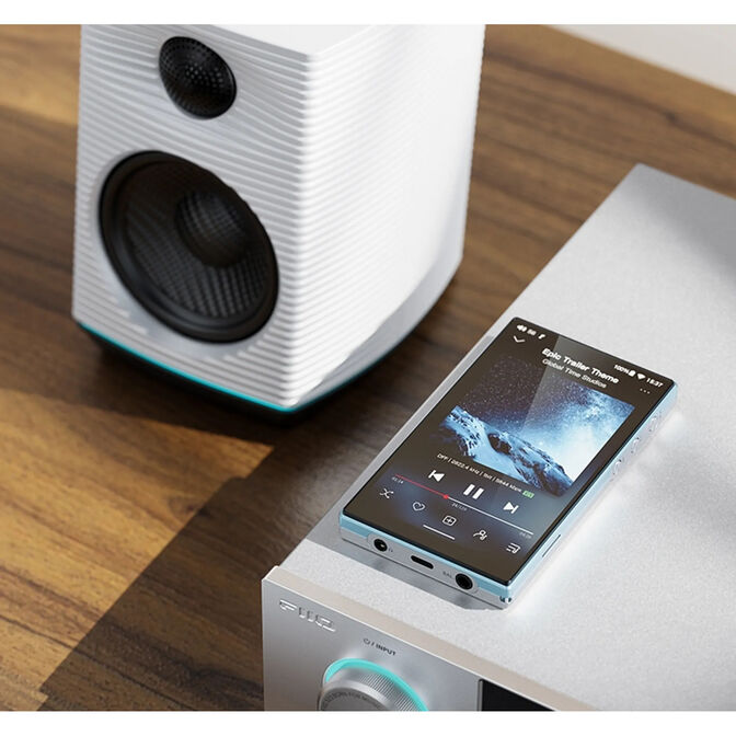Reproductor de Audio Digital FiiO JM21 Android Hi-Res Azul Cielo image number 6