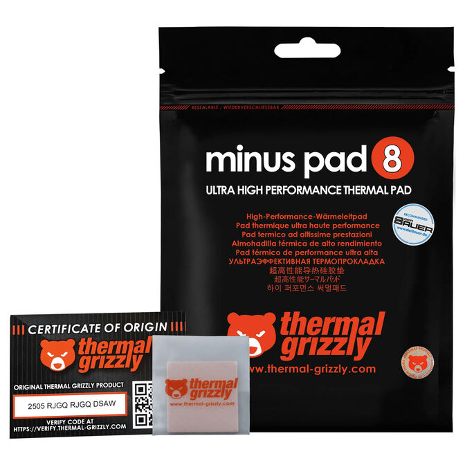 Thermal Pad Thermal Grizzly Minus Pad 8 30 x 30 x 1.0 mm (Pack 2) image number 7