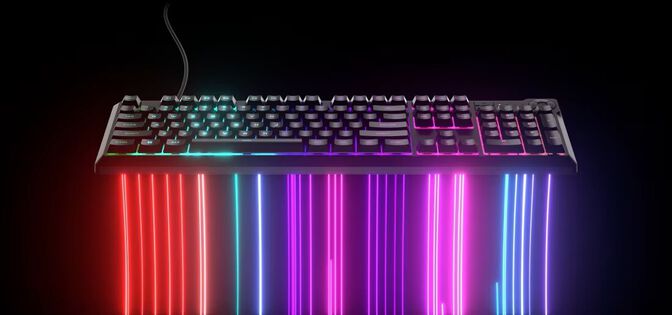 Teclado Corsair K55 Core RGB (PT) image number 3