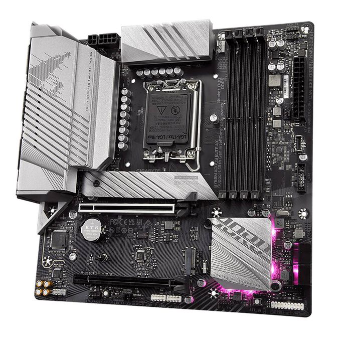 Placa Base Gigabyte B760M AORUS ELITE AX image number 3