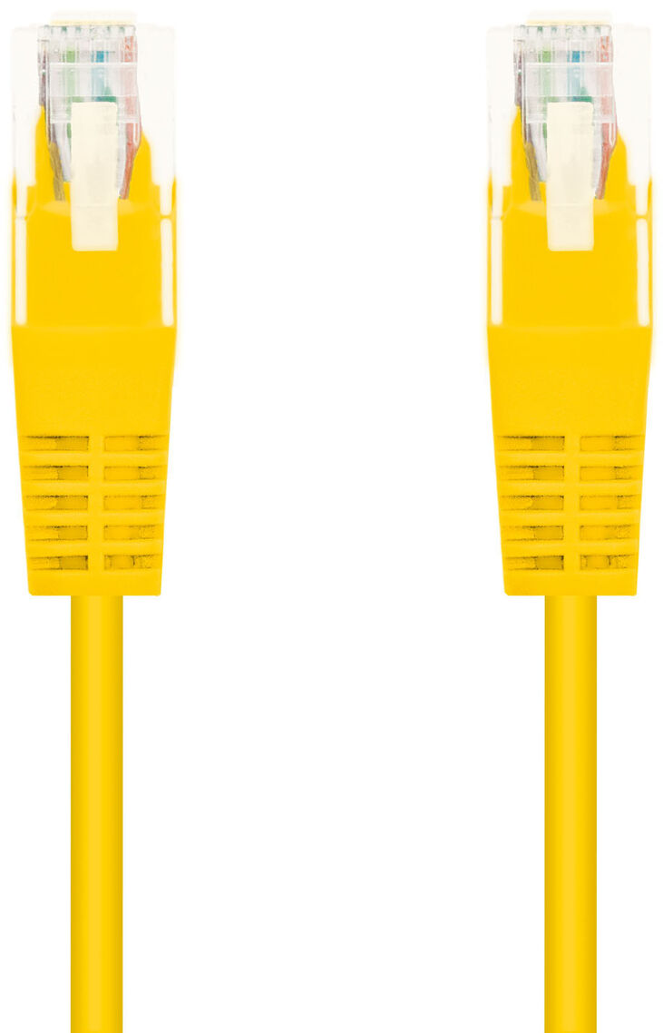 Cable de Red NanoCable RJ45 UTP CAT.5E AWG24 3 M Amarillo image number 1