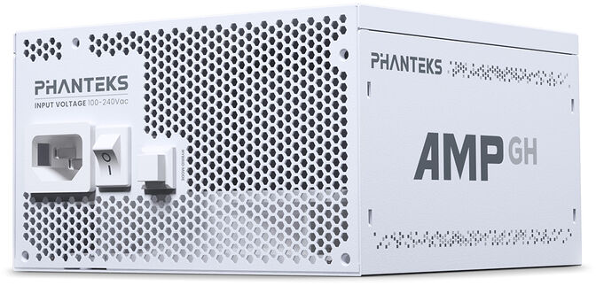 Fuente Modular Phanteks AMP GH PCIe 5.0 1000W 80+ Platinum Blanca image number 4