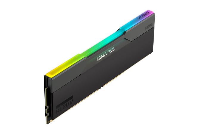 KLEVV Kit 32GB (2 x 16GB) DDR5 CRAS V 6000MHz CL28 RGB Obsidian Black (Intel XMP/AMD Expo) image number 6