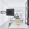 Soporte de Pared Tooq Tilt 43" a 80" Max. 50kg Negro image number null