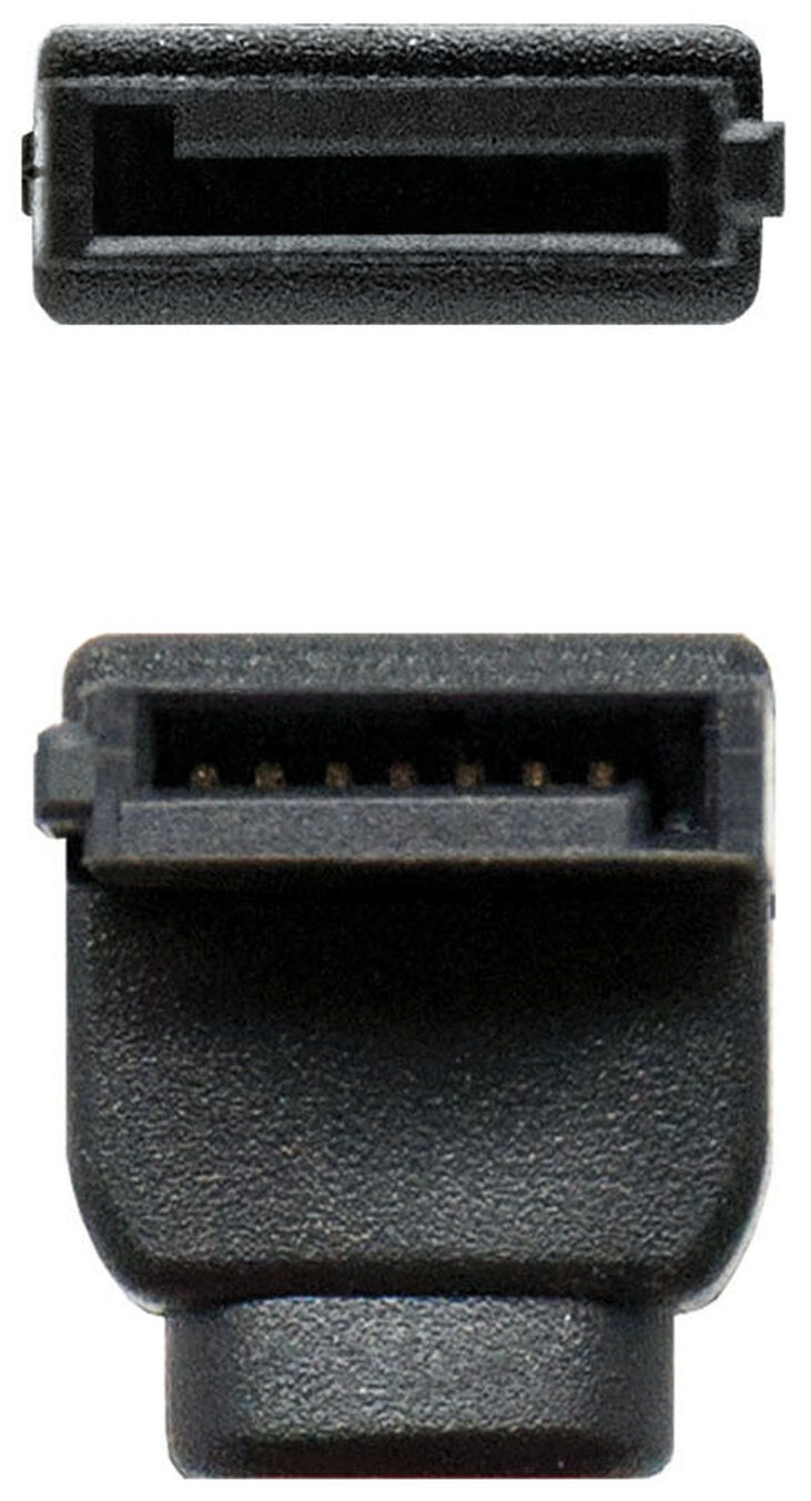 Cable SATA III Angular NanoCable 50 CM Rojo image number 2