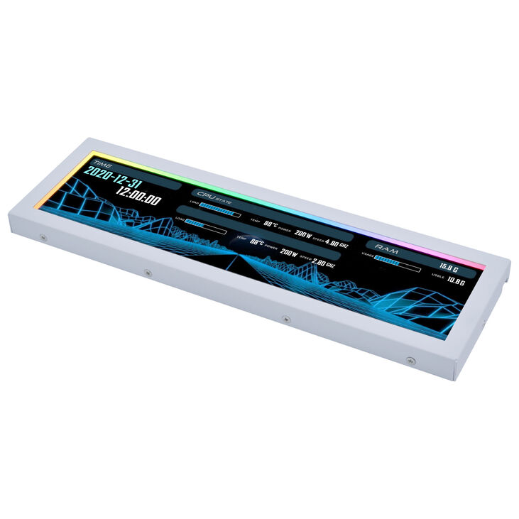 Pantalla Portable Lian Li 8.8" Blanco image number 1