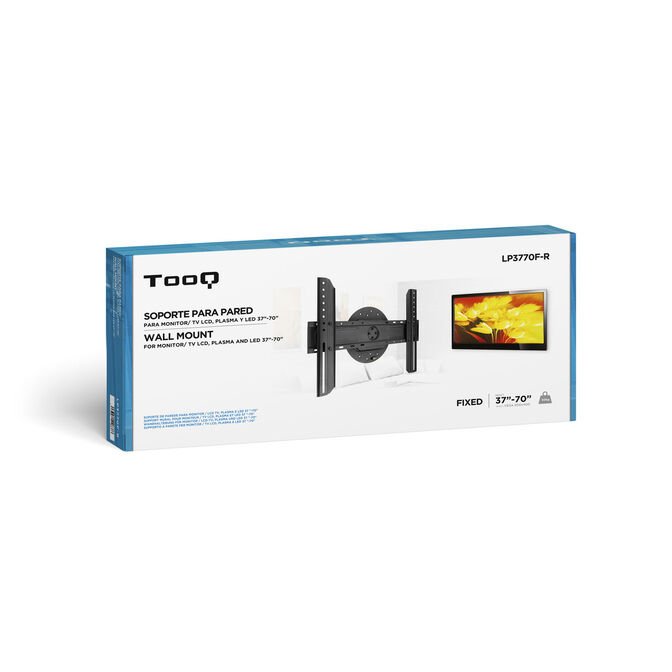 Soporte de Pared Tooq Rota&ccedil;&atilde;o 360&ordm; 37" a 70" Max. 50Kg Negro image number 12